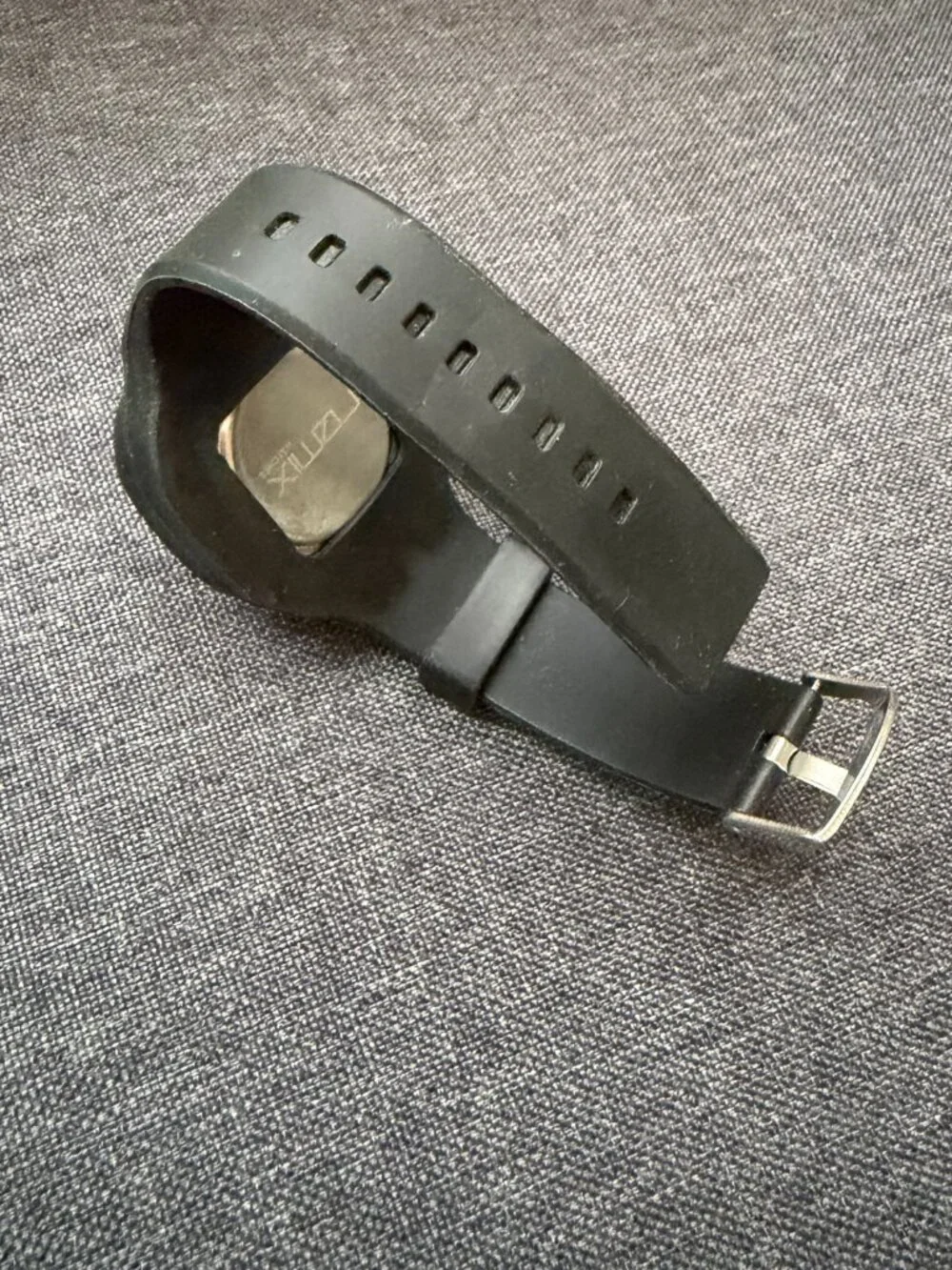 Remix Black Silicone Square Watch